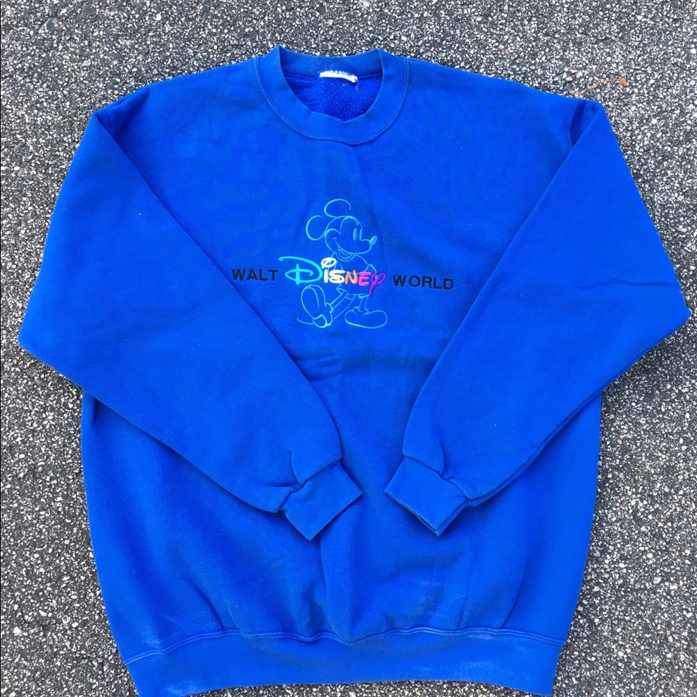 Vintage 90s Disney🌈 Spellout MickeyMouse Crewneck